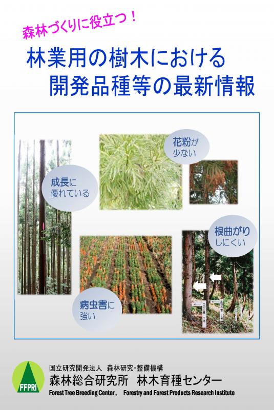 林業用の樹木における開発品種等の最新情報