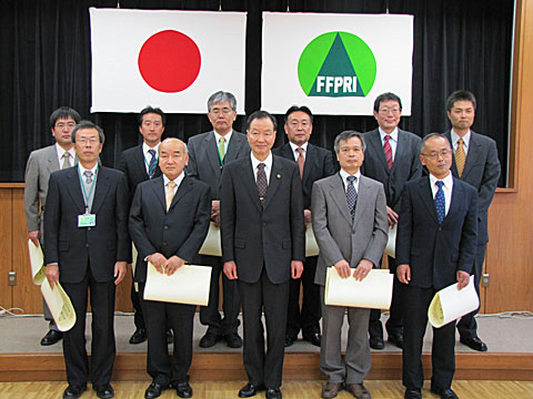 平成24年度（2012年） 理事長表彰 受賞者 写真