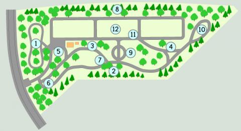 第2樹木園の地図