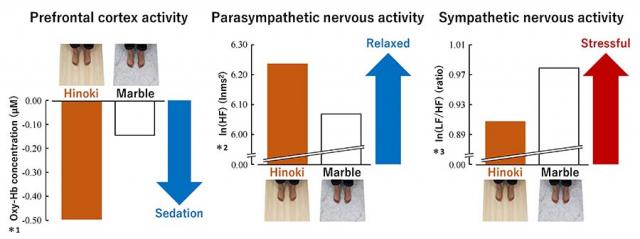 Figure1. Effect on the activity of the prefrontal cortices