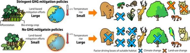 Figure2. Predicted impacts on biodiversity