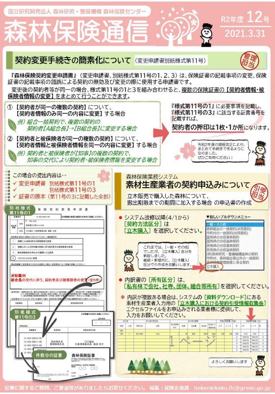 森林保険通信