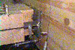 Photo:Close up of beam joint