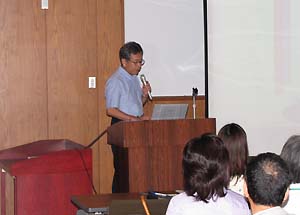 写真3：天野教授による記念講演