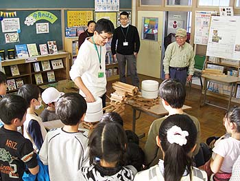 出前レクチャー（作岡小学校）写真1