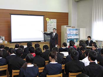 高崎中学校レクチャー写真2