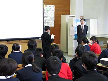 高崎中学校レクチャー写真4