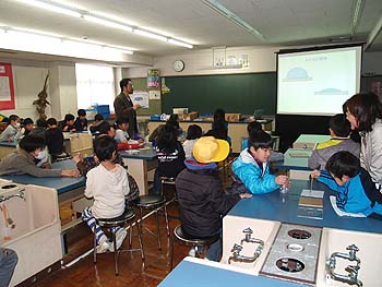 出前レクチャー 小田小学校：写真2