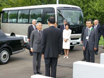 写真1：お出迎え