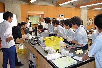 写真3：出前レクチャー谷田部中学校3