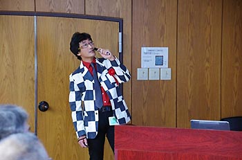 写真1：受賞講演の様子1