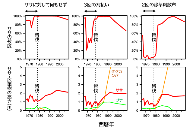 photo02：1967年～2008年までに得られた計41年間のデータ