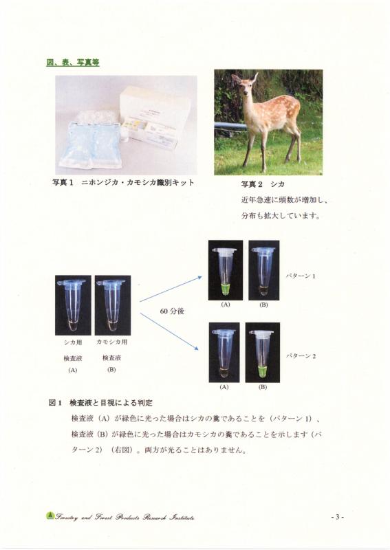 ニホンジカ・カモシカ識別キットのPDFファイル